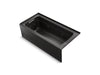 KOHLER K-1949-HLA Archer 66" x 32" alcove heated whirlpool, left hand