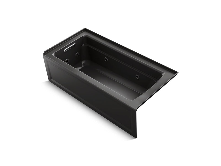 KOHLER K-1949-HLA Archer 66" x 32" alcove heated whirlpool, left hand