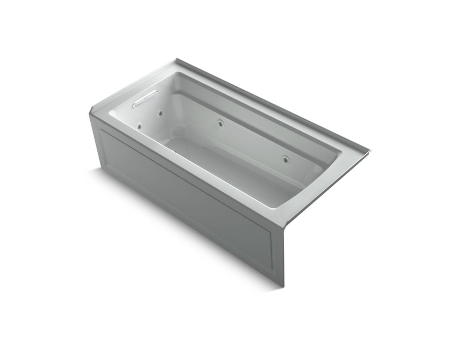 KOHLER K-1949-HLA Archer 66" x 32" alcove heated whirlpool, left hand