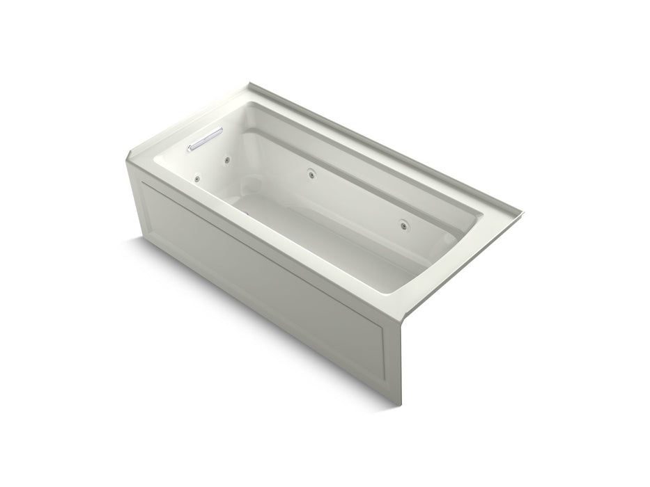 KOHLER K-1949-HLA Archer 66" x 32" alcove heated whirlpool, left hand