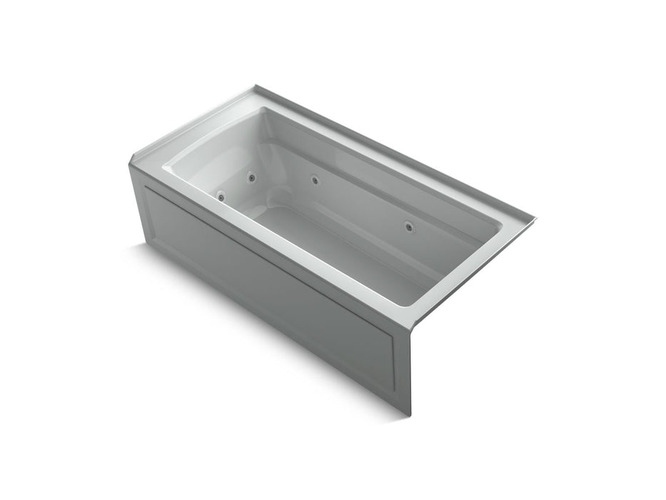 KOHLER K-1949-HRA Archer 66" x 32" alcove heated whirlpool, right drain