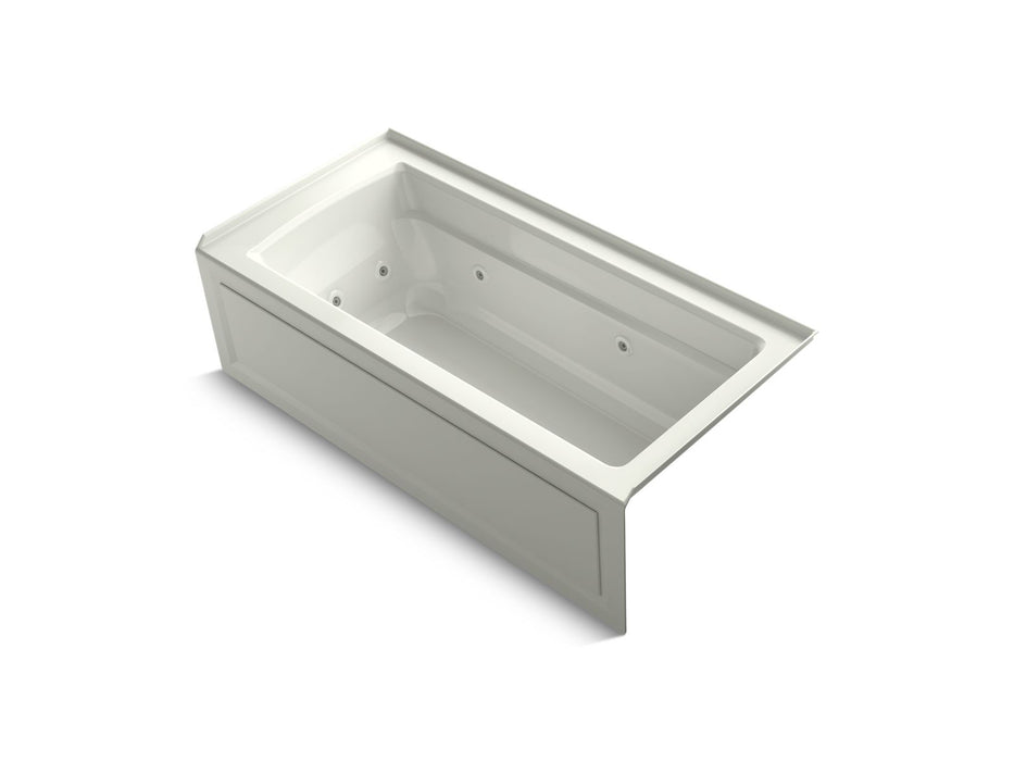 KOHLER K-1949-HRA Archer 66" x 32" alcove heated whirlpool, right drain
