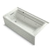 KOHLER K-1124-LAW Archer 72" x 36" alcove whirlpool bath with Bask heated surface, left drain