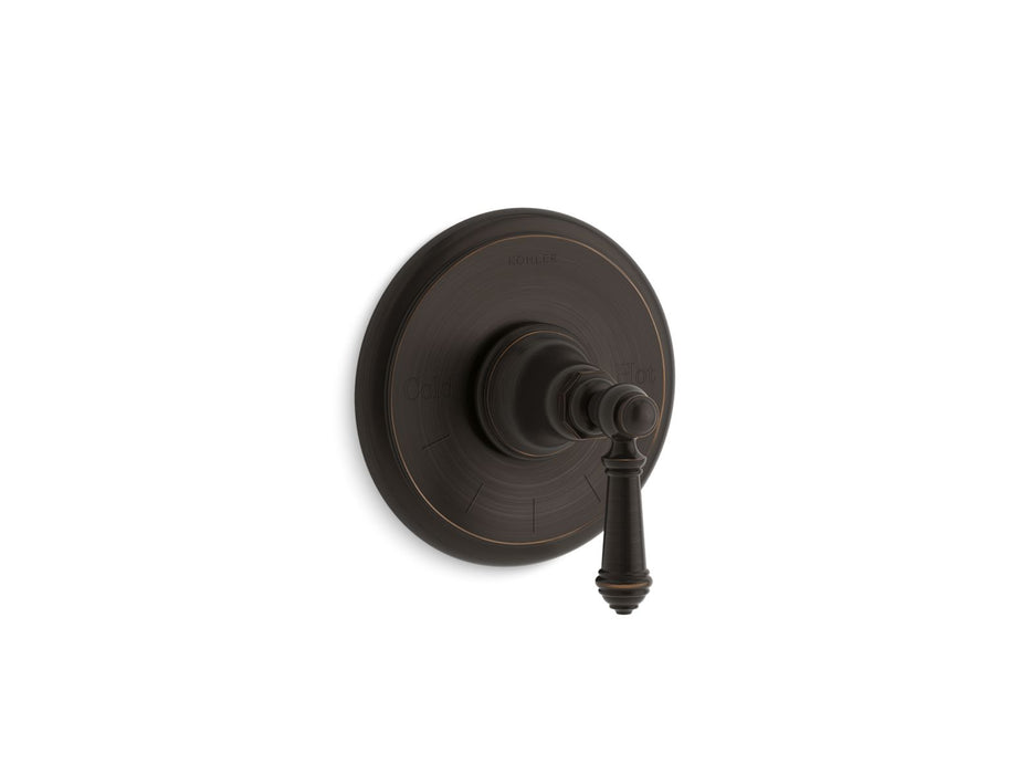 KOHLER K-T72769-4 Artifacts MasterShower temperature control valve trim with lever handle