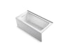 KOHLER K-1947-GHLA Archer 60" x 30" alcove Heated BubbleMassage air bath, left drain