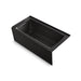 KOHLER K-1947-GHLAW Archer 60" x 30" integral apron Heated BubbleMassage air bath with Bask heated surface and left-hand drain