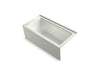 KOHLER K-1947-GHRAW Archer 60" x 30" alcove Heated BubbleMassage air bath with Bask heated surface, right drain