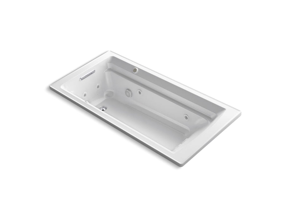 KOHLER K-1124-XHGH Archer 72" x 36" drop-in Heated BubbleMassage air bath and whirlpool