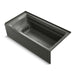 KOHLER K-1124-XGHRA Archer 72" x 36" alcove Heated BubbleMassage air bath and whirlpool, right drain