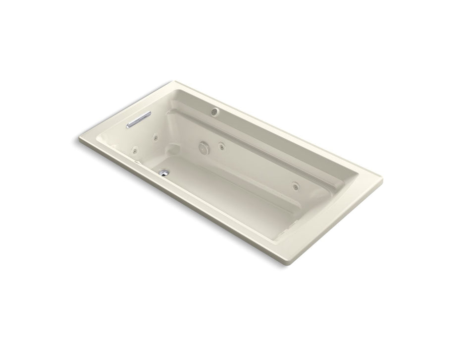 KOHLER K-1124-XHGH Archer 72" x 36" drop-in Heated BubbleMassage air bath and whirlpool