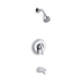 KOHLER K-PLS15601-4S Coralais Bath and shower valve trim with lever handle and slip-fit spout, less showerhead, project pack