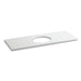 KOHLER K-5765 Solid/Expressions 61" vanity top with single Verticyl oval cutout
