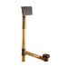 KOHLER K-7148-AF Tea-for-Two 1-1/2" contoured pop-up drain and overflow for above- or through-the-floor installation