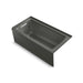 KOHLER K-1947-XGHLA Archer 60" x 30" alcove Heated BubbleMassage air bath and whirlpool, left drain