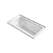 KOHLER K-1947-XHGHR Archer 60" x 30" alcove Heated BubbleMassage air bath and whirlpool, right drain