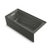 KOHLER K-1949-XGHLA Archer 66" x 32" alcove Heated BubbleMassage air bath and whirlpool, left drain