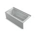 KOHLER K-1947-XGHLA Archer 60" x 30" alcove Heated BubbleMassage air bath and whirlpool, left drain