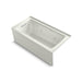 KOHLER K-1947-XGHLA Archer 60" x 30" alcove Heated BubbleMassage air bath and whirlpool, left drain