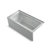 KOHLER K-1947-XGHRA Archer 60" x 30" alcove Heated BubbleMassage air bath and whirlpool, right drain