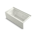 KOHLER K-1947-XGHRA Archer 60" x 30" alcove Heated BubbleMassage air bath and whirlpool, right drain