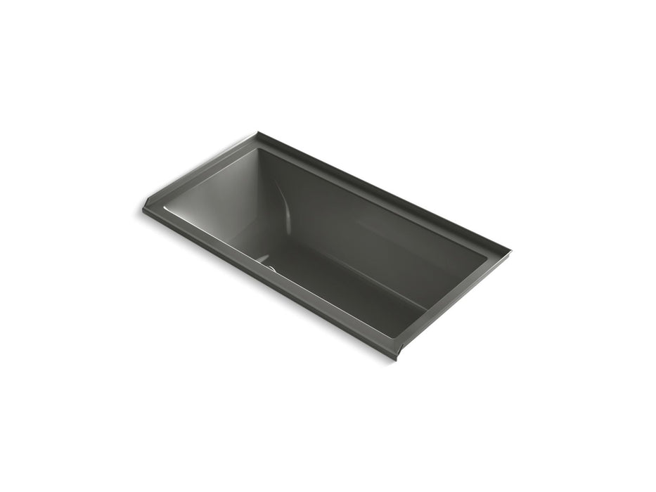 KOHLER K-1167-GHRF Underscore 60" x 30" alcove Heated BubbleMassage air bath, right drain