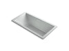 KOHLER K-1835-GH Underscore 72" x 36" drop-in Heated BubbleMassage air bath