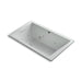 KOHLER K-1849-XHGH Underscore 60" x 36" drop-in Heated BubbleMassage air bath with whirlpool
