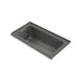 KOHLER K-1947-LW Archer 60" x 30" alcove whirlpool bath with Bask heated surface, left drain