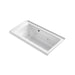 KOHLER K-1947-RW Archer 60" x 30" alcove whirlpool bath with Bask heated surface, right drain