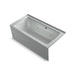 KOHLER K-1947-LAW Archer 60" x 30" alcove whirlpool bath with Bask heated surface, left drain