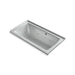 KOHLER K-1947-LW Archer 60" x 30" alcove whirlpool bath with Bask heated surface, left drain
