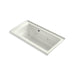 KOHLER K-1947-RW Archer 60" x 30" alcove whirlpool bath with Bask heated surface, right drain