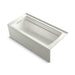 KOHLER K-1949-GHLAW Archer 66" x 32" alcove Heated BubbleMassage air bath with Bask heated surface, left drain