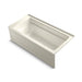 KOHLER K-1949-GHRAW Archer 66" x 32" alcove Heated BubbleMassage air bath with Bask heated surface, right drain