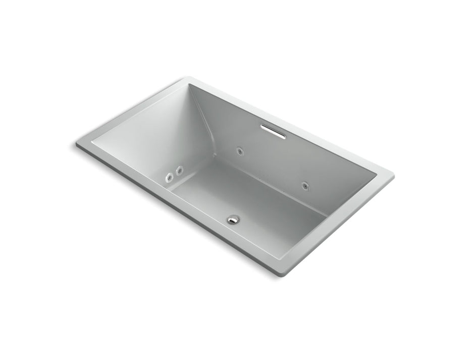 KOHLER K-1174-XHGH Underscore 72" x 42" drop-in Heated BubbleMassage air bath with whirlpool