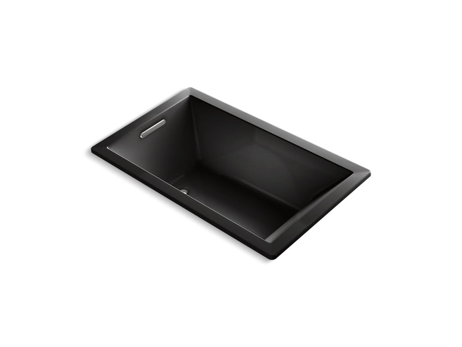 KOHLER K-1849-GHW Underscore 60" x 36" drop-in Heated BubbleMassage air bath with Bask heated surface