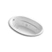 KOHLER K-6347-H Sunward 66" x 42" drop-in heated whirlpool bath