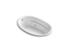 KOHLER K-6347-CB Sunward 66" x 42" drop-in whirlpool bath