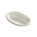 KOHLER K-6347-H Sunward 66" x 42" drop-in heated whirlpool bath