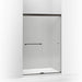 KOHLER K-707100-L Revel Sliding shower door, 70" H x 44-5/8 - 47-5/8" W, with 1/4" thick Crystal Clear glass