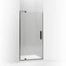 KOHLER K-707531-L Revel Pivot shower door, 70" H x 35-1/8 - 40" W, with 5/16" thick Crystal Clear glass