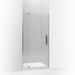 KOHLER K-707510-L Revel Pivot shower door, 70" H x 31-1/8 - 36" W, with 1/4" thick Crystal Clear glass