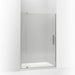 KOHLER K-707556-L Revel Pivot shower door, 74" H x 43-1/8 - 48" W, with 5/16" thick Crystal Clear glass