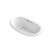 KOHLER K-5713-W1 Underscore 59-3/4" x 35-3/4" drop-in bath with Bask heated surface