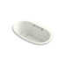 KOHLER K-5714-GHW Underscore 59-3/4" x 35-3/4" drop-in Heated BubbleMassage air bath with Bask heated surface