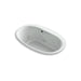 KOHLER K-5714-JH Underscore 60" x 36" drop-in heated whirlpool bath