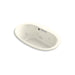 KOHLER K-5714-JH Underscore 60" x 36" drop-in heated whirlpool bath