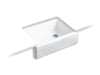 KOHLER K-7251 Whitehaven Hayridge 29-11/16"undermount single-bowl farmhouse kitchen sink