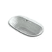KOHLER K-5716-GH Underscore 66" x 36" drop-in Heated BubbleMassage air bath