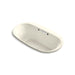 KOHLER K-5716-GHW Underscore 66" x 36" drop-in Heated BubbleMassage air bath with Bask heated surface